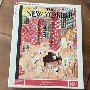 The New Yorker Tiny Dancers Jigsaw Puzzle - Vibrant Red